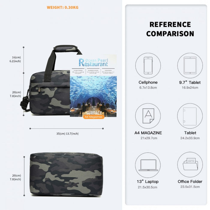 Lightweight Sports Travel Duffel Bag – E1960S – Camouflage