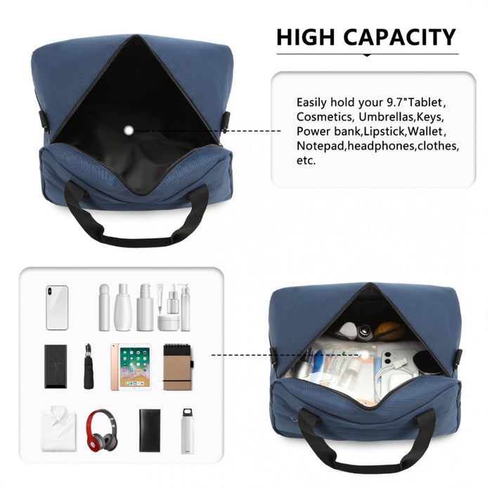 Lightweight Sports Travel Duffel Bag – E1960S – Navy
