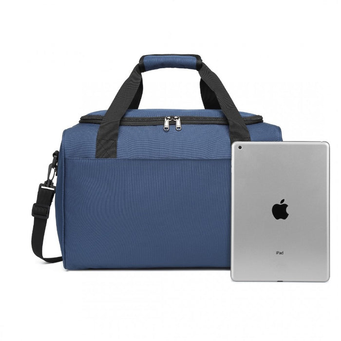 Structured Travel Duffle Bag – Navy