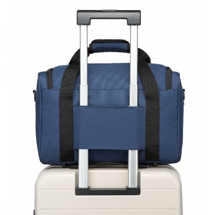 Structured Travel Duffle Bag – Navy