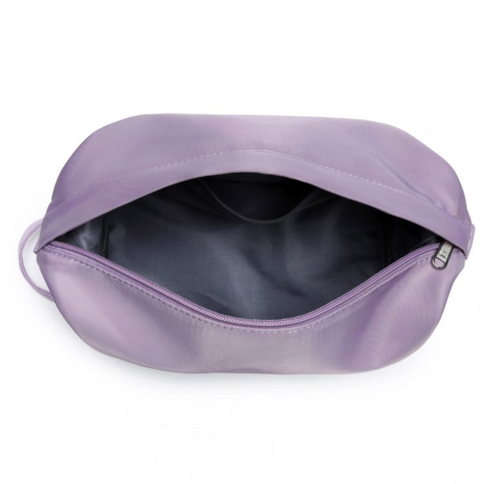 2-Piece Expandable Waterproof Travel Duffel Bag Set – Purple
