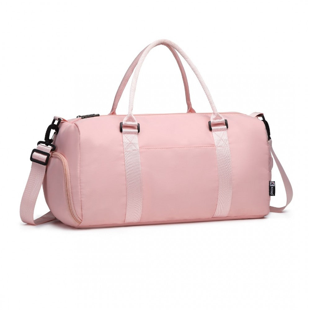 Multi Waterproof Gym Bag Carry-On Weekend Bag – Pink