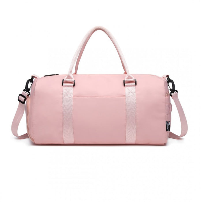 Multi Waterproof Gym Bag Carry-On Weekend Bag – Pink