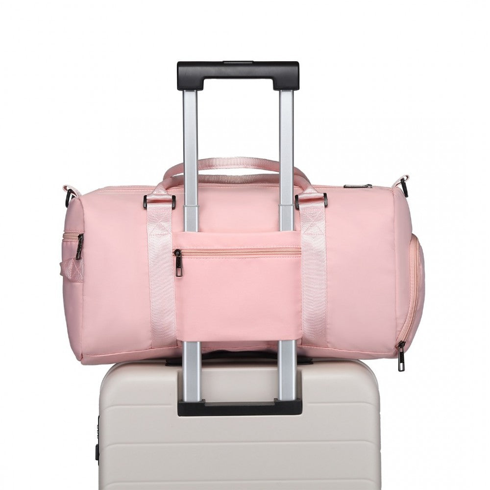 Multi Waterproof Gym Bag Carry-On Weekend Bag – Pink