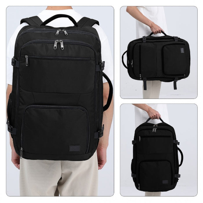Portable Travel Backpack Cabin Luggage Bag – Black