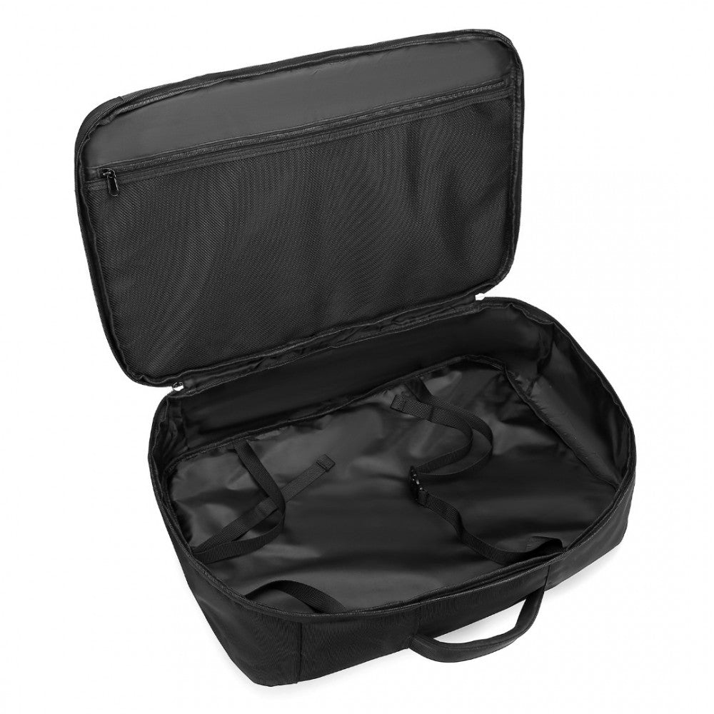 Portable Travel Backpack Cabin Luggage Bag – Black