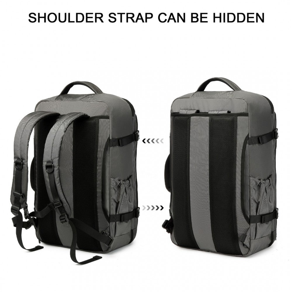 Portable Travel Backpack Cabin Luggage Bag – Grey