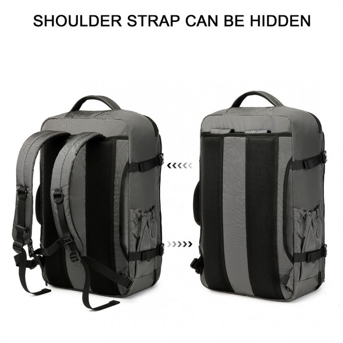 Portable Travel Backpack Cabin Luggage Bag – Grey
