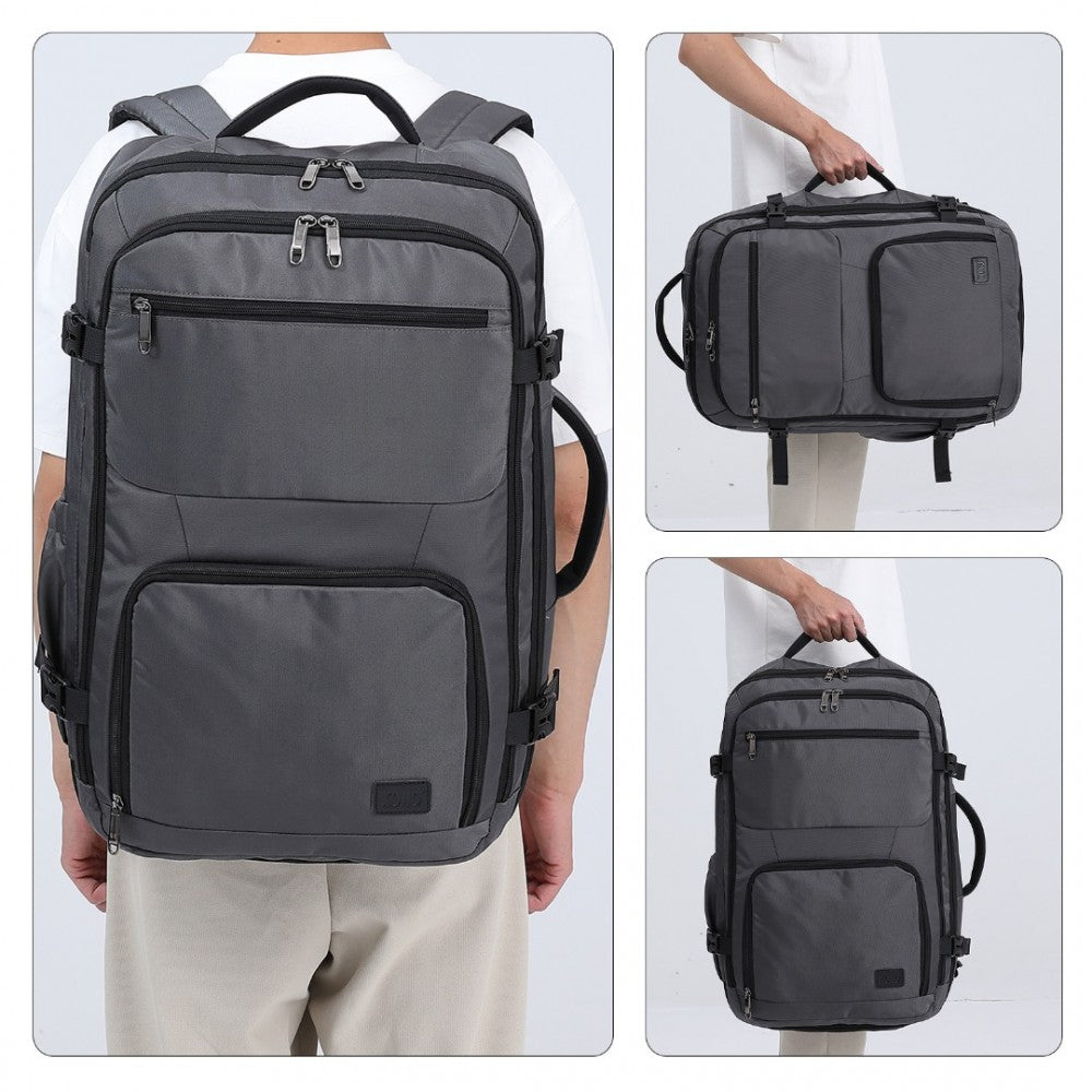 Portable Travel Backpack Cabin Luggage Bag – Grey