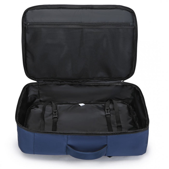 Portable Travel Backpack Cabin Luggage Bag – Navy