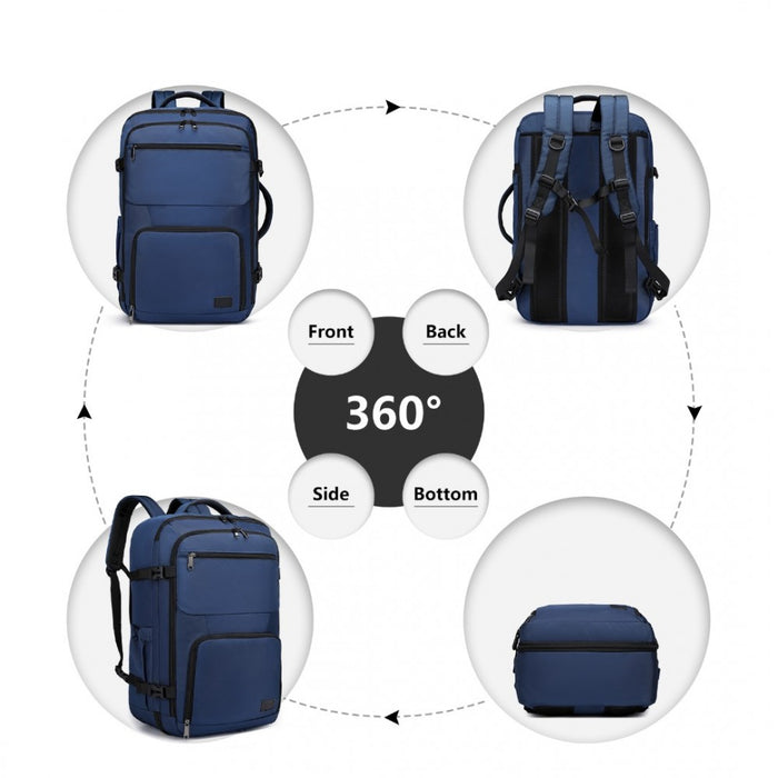 Portable Travel Backpack Cabin Luggage Bag – Navy