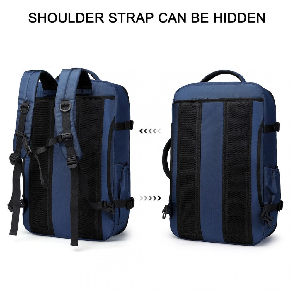 Portable Travel Backpack Cabin Luggage Bag – Navy