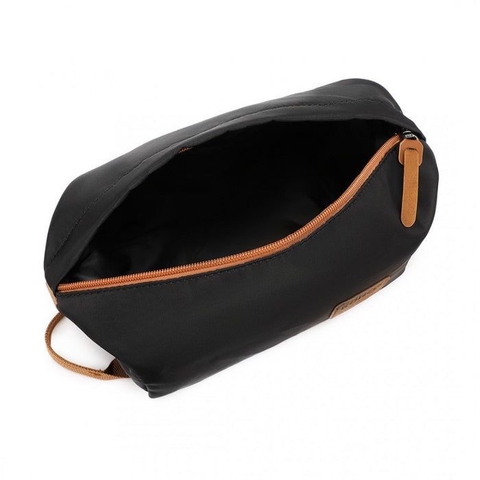 2-Piece Expandable Waterproof Travel Duffel Bag Set – Black and Brown