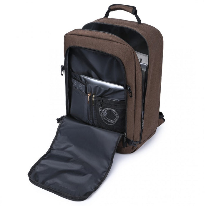 Lightweight Cabin Bag Travel Business Backpack – EM2231L – Brown