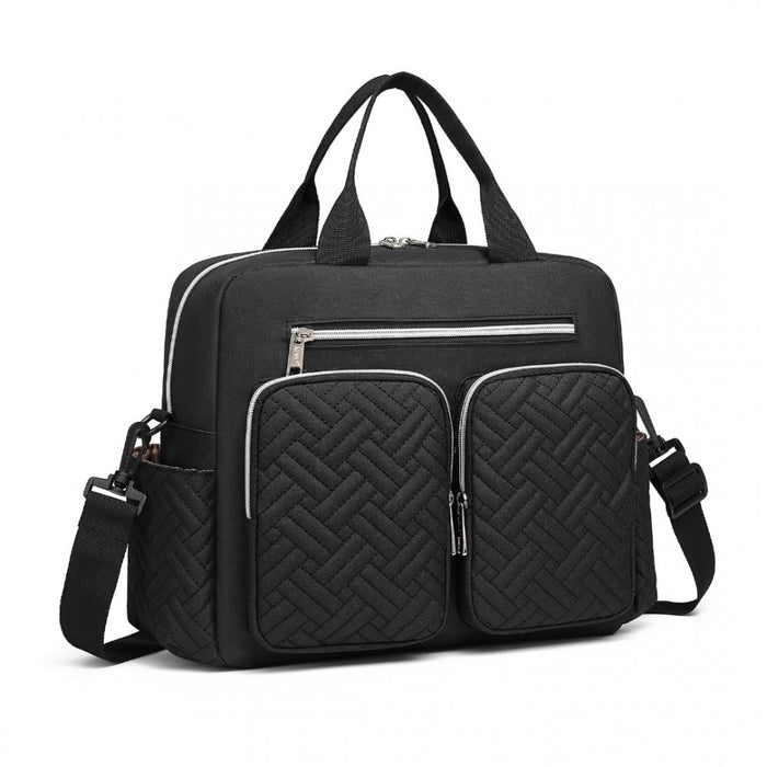 Functional Changing Tote Bag – Black