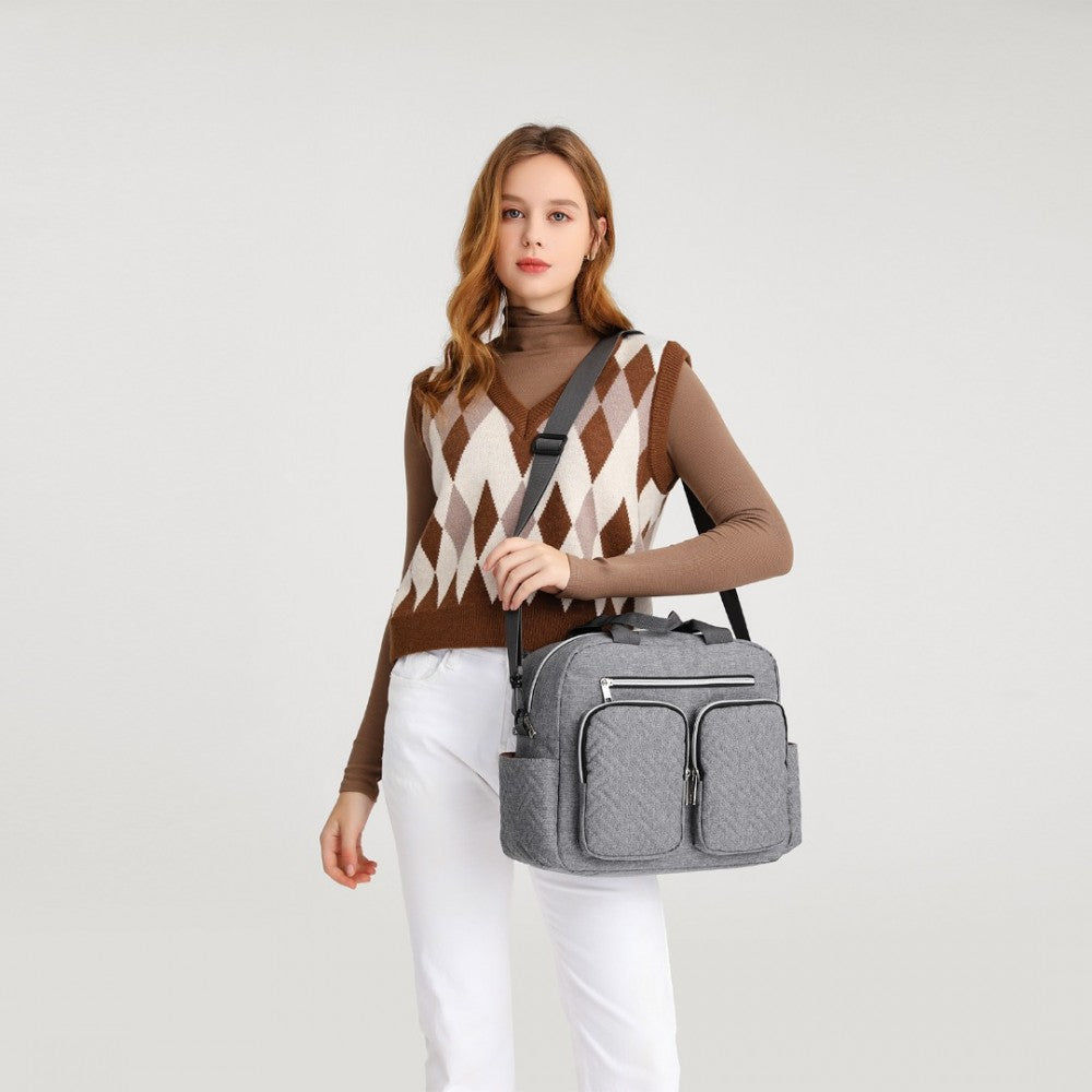 Functional Changing Tote Bag – Grey
