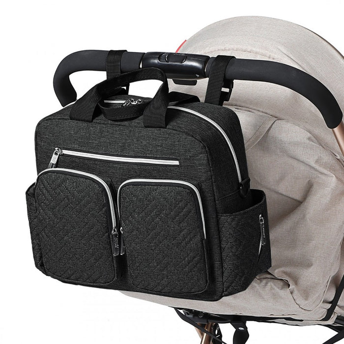 Functional Changing Tote Bag – Black