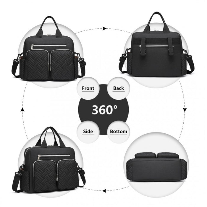 Functional Changing Tote Bag – Black
