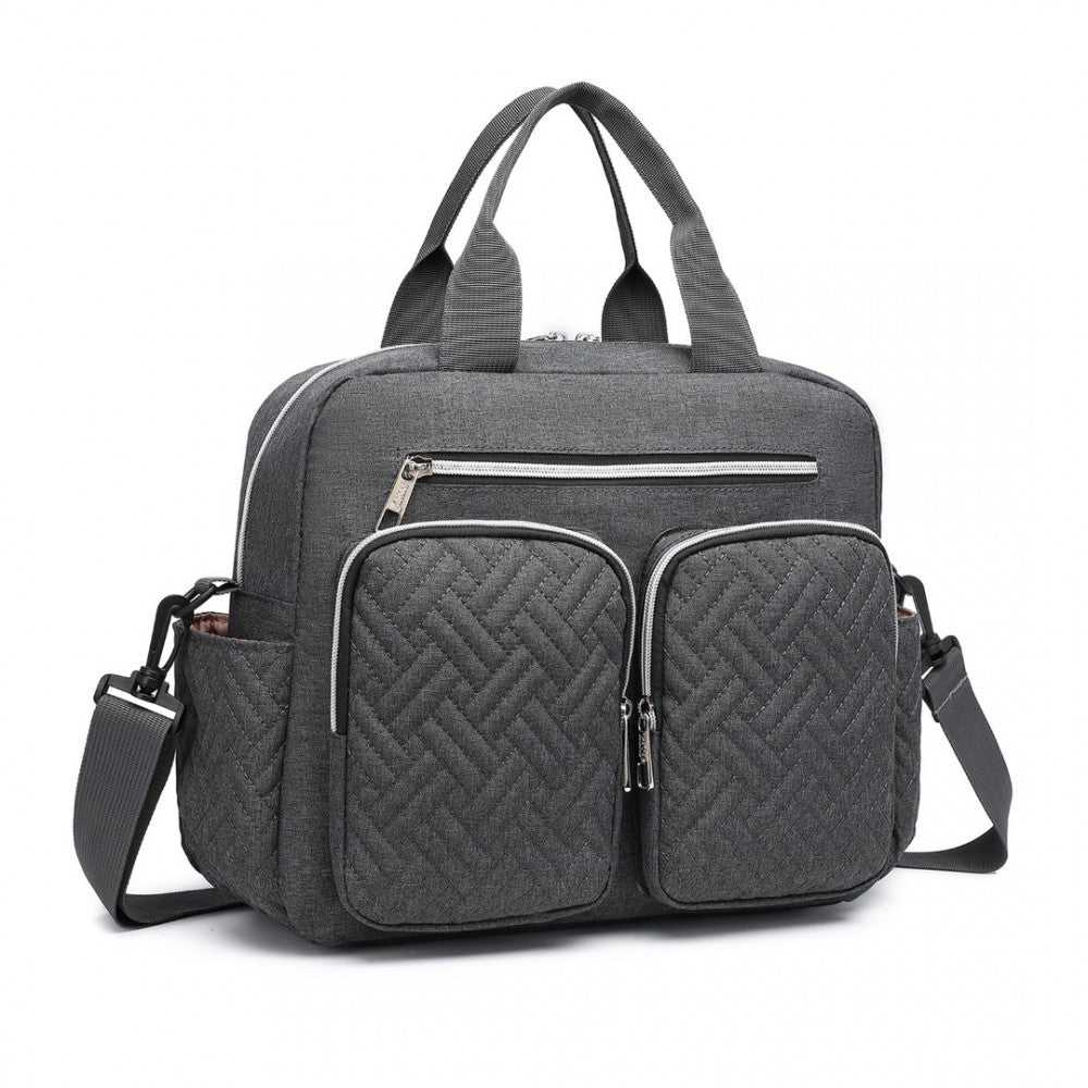 Functional Changing Tote Bag – Dark Grey