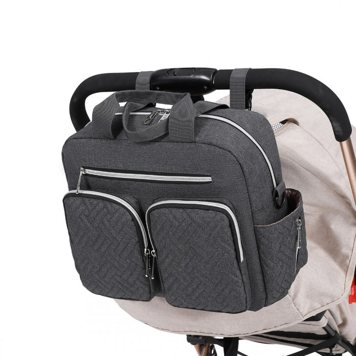 Functional Changing Tote Bag – Dark Grey