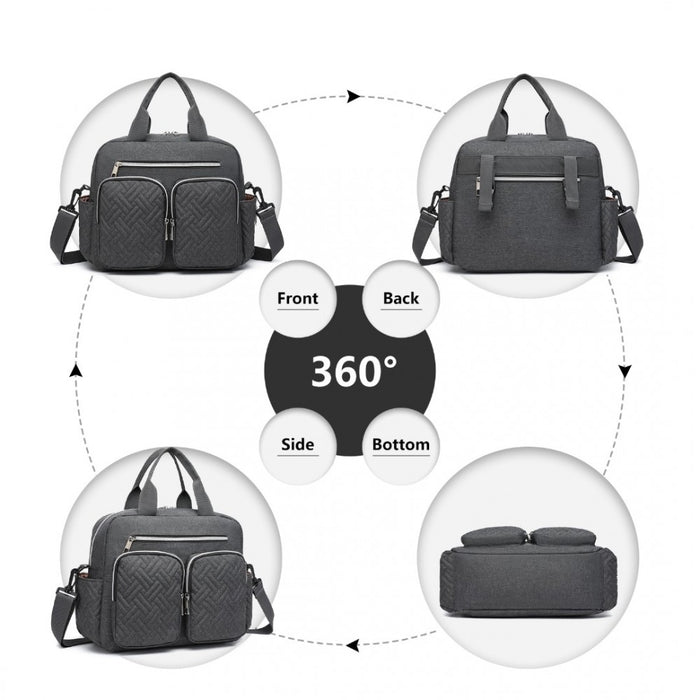 Functional Changing Tote Bag – Dark Grey