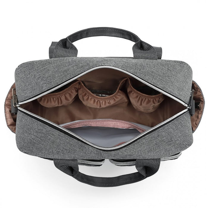 Functional Changing Tote Bag – Grey