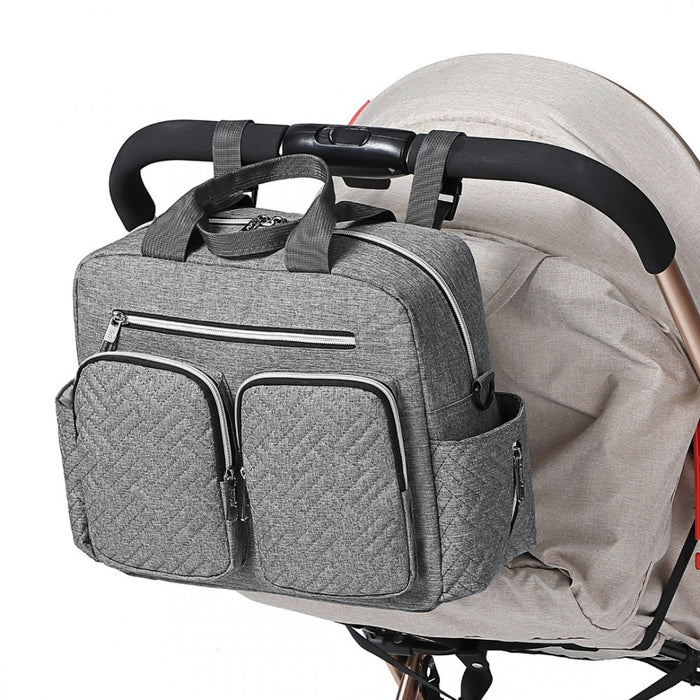 Functional Changing Tote Bag – Grey