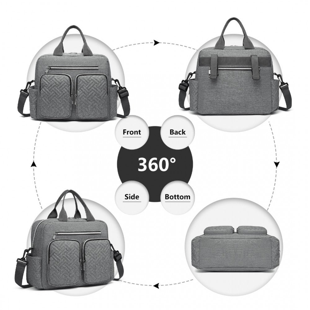 Functional Changing Tote Bag – Grey