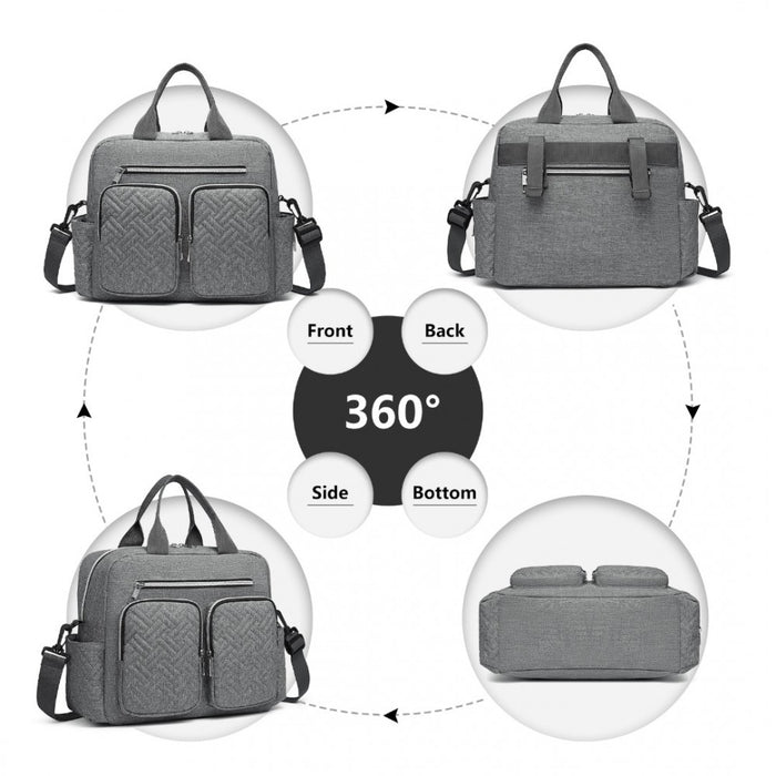 Functional Changing Tote Bag – Grey
