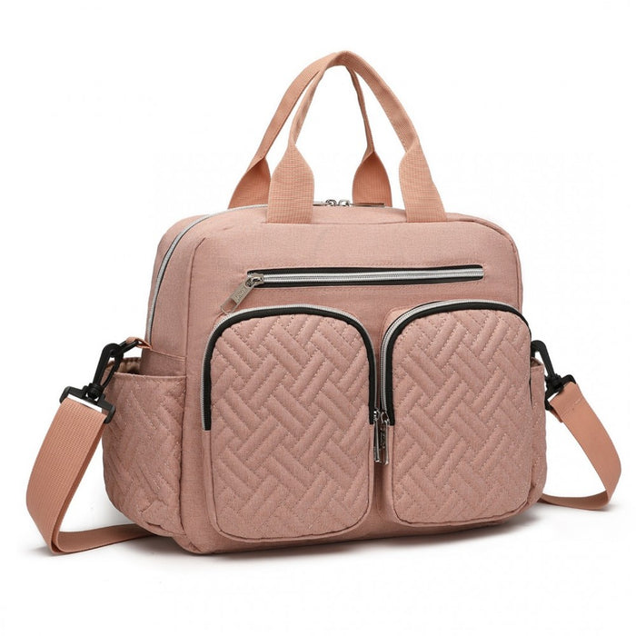 Functional Changing Tote Bag – Pink