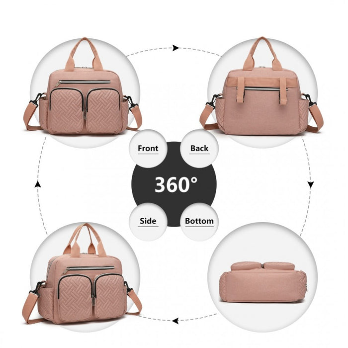 Functional Changing Tote Bag – Pink