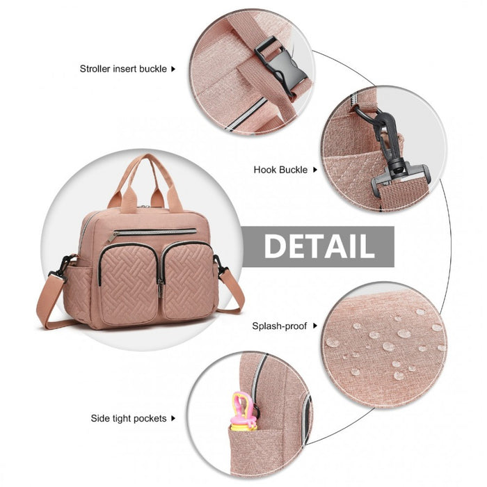 Functional Changing Tote Bag – Pink