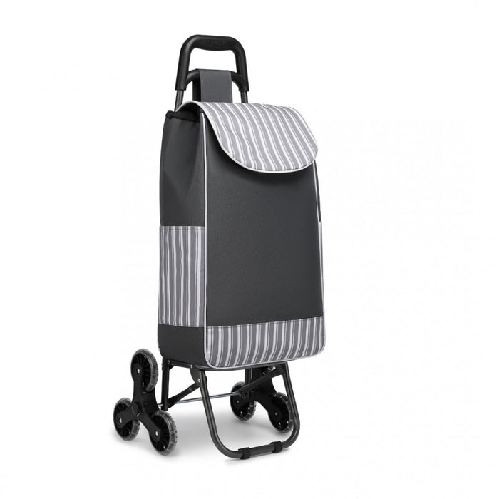 6 Wheel Push Shopping Trolley – EQ2259 – Grey