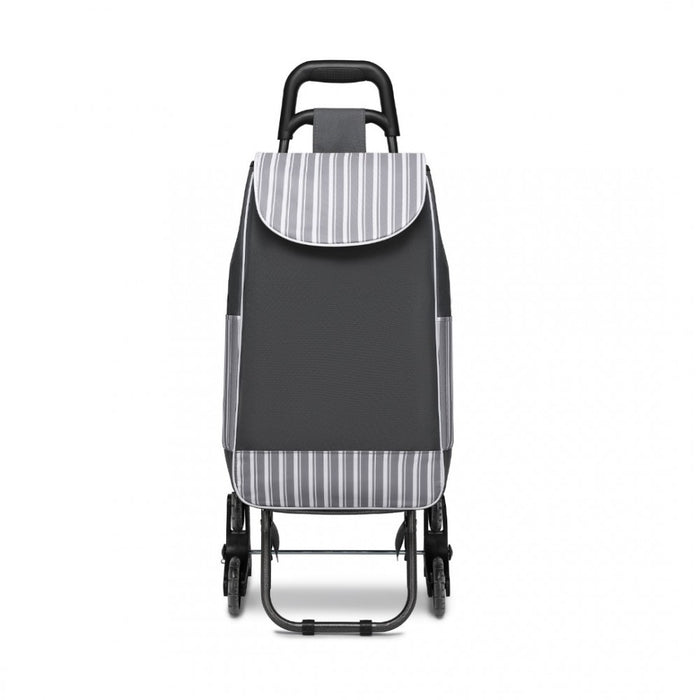 6 Wheel Push Shopping Trolley – EQ2259 – Grey