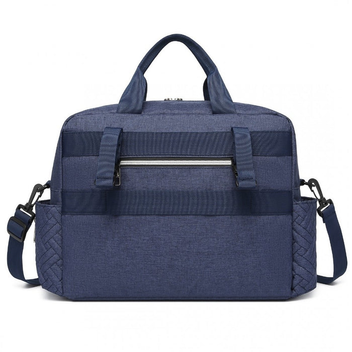 Nappy Changing Tote Bag with Built-In Changing Mat Thermal Insulation Waterproof Design – Navy