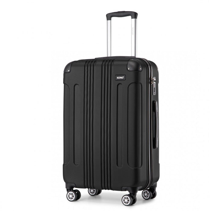 Lightweight Compact ABS Hard Shell Travel Luggage – 28-Inch – Black