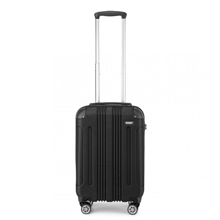 Lightweight Compact ABS Hard Shell Cabin Suitcase Travel Carry-On Luggage – 19-Inch – Black