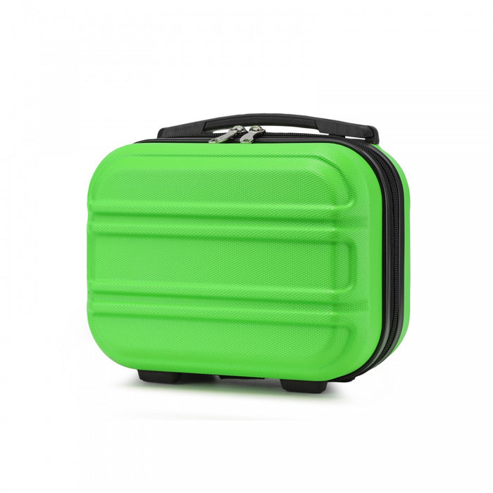 Lightweight ABS Hard Shell Vanity Case – 12-Inch – Green