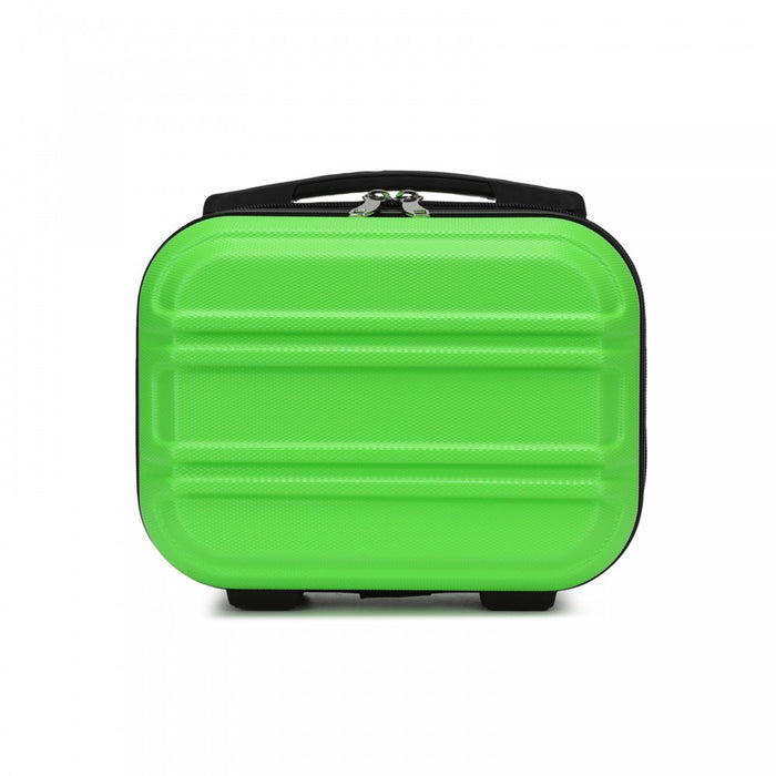 Lightweight ABS Hard Shell Vanity Case – 12-Inch – Green