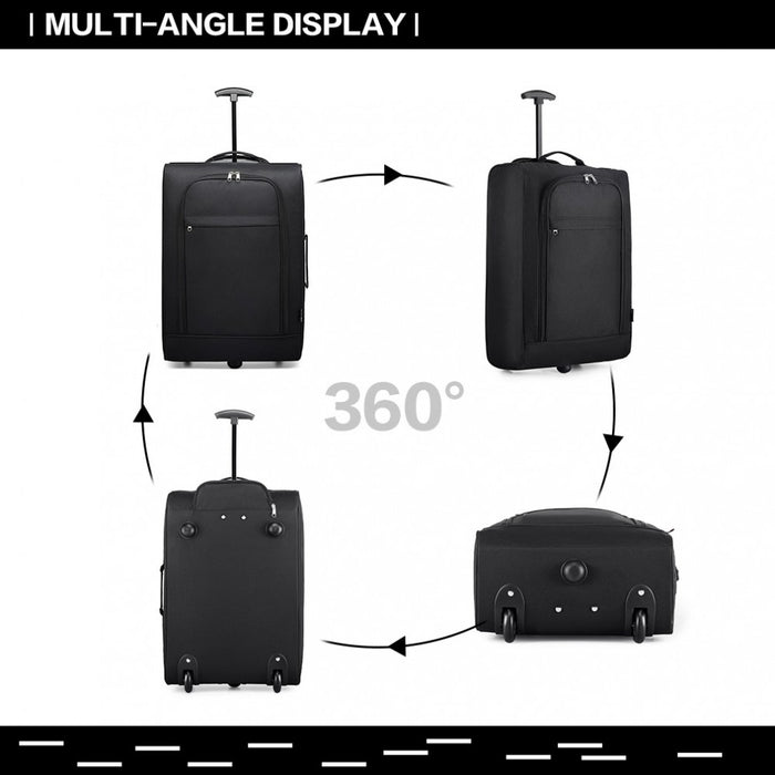 Soft Shell Cabin Hand Luggage – Black