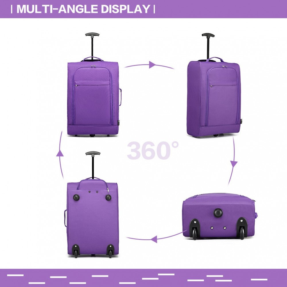 Soft Shell Cabin Hand Luggage – Purple