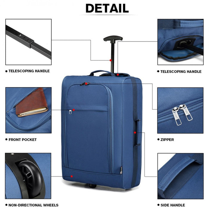 Soft Shell Cabin Hand Luggage – Blue