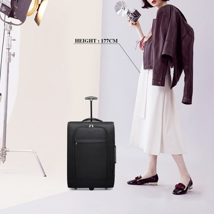 Soft Shell Cabin Hand Luggage – Black