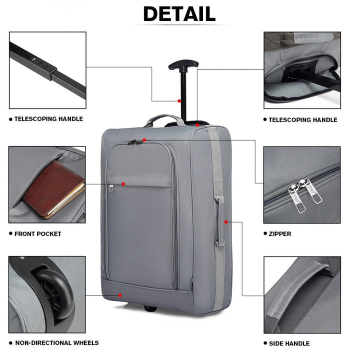 Soft Shell Cabin Hand Luggage – Grey