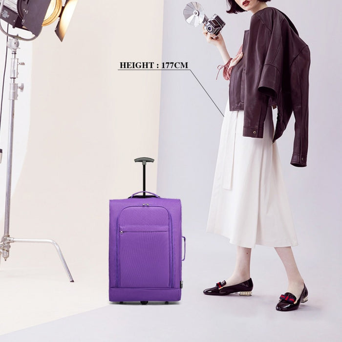 Soft Shell Cabin Hand Luggage – Purple