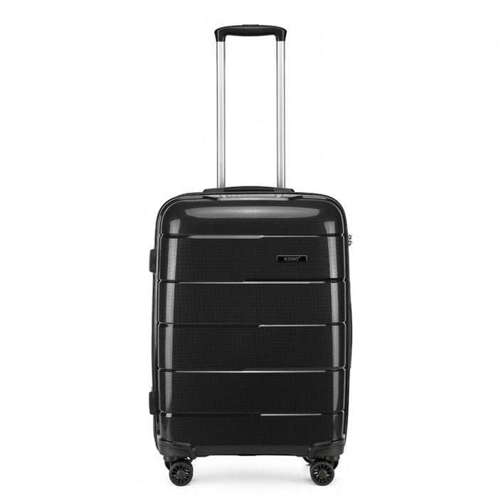 PP Hard Shell Cabin Suitcase – 20-Inch – Black