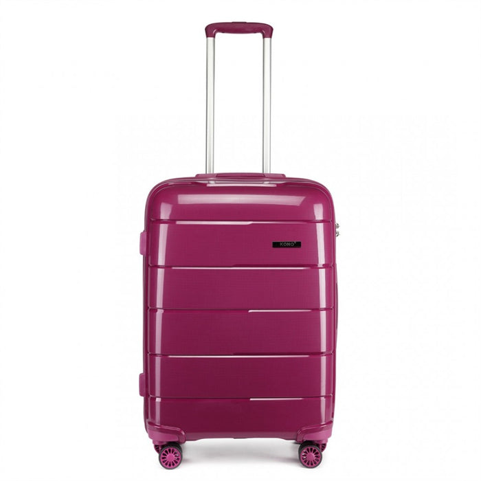 PP Hard Shell Cabin Suitcase – 20-Inch – Purple