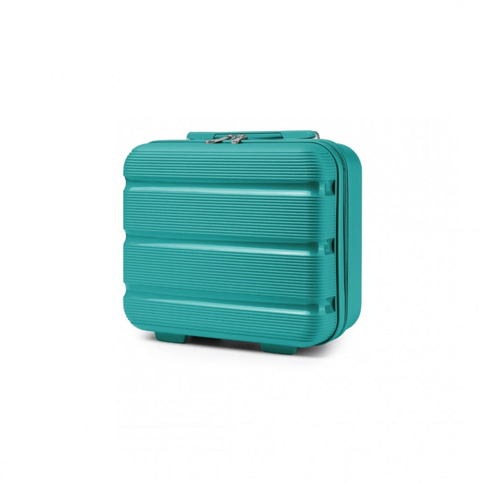 Bright PP Hard Shell Vanity Case – 14-Inch – Blue