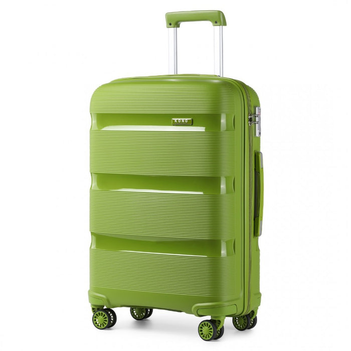 Bright PP Hard Shell Carry-On Cabin Suitcase – 20-Inch – Green
