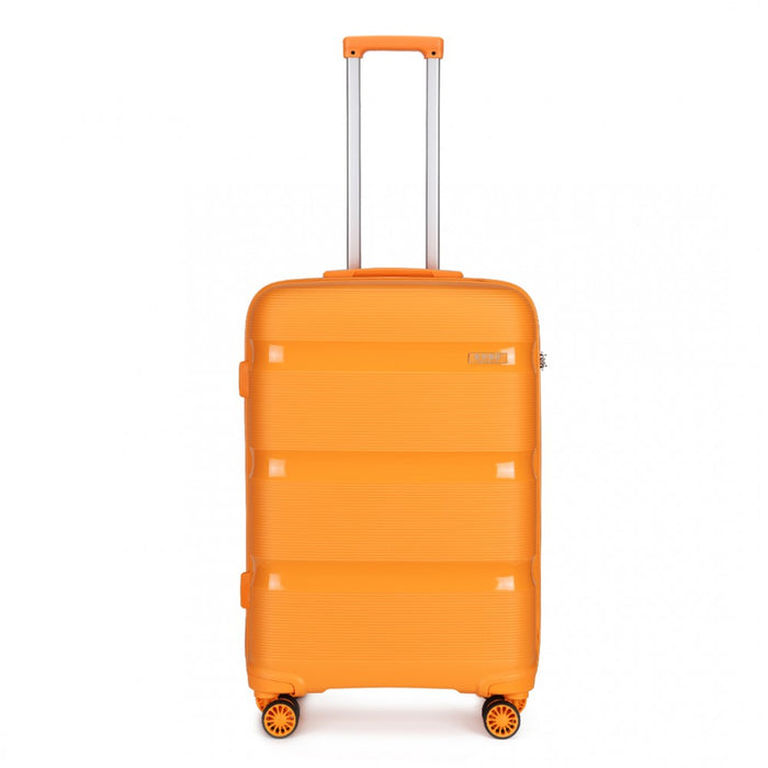Bright PP Hard Shell Carry-On Cabin Suitcase – 20-Inch – Orange
